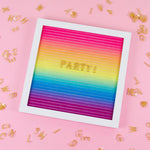 Rainbow Letter Board - Denny's