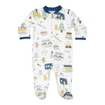 Blue Camping Footie - Denny's