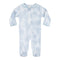 Blue Tie Dye Footie - Denny's