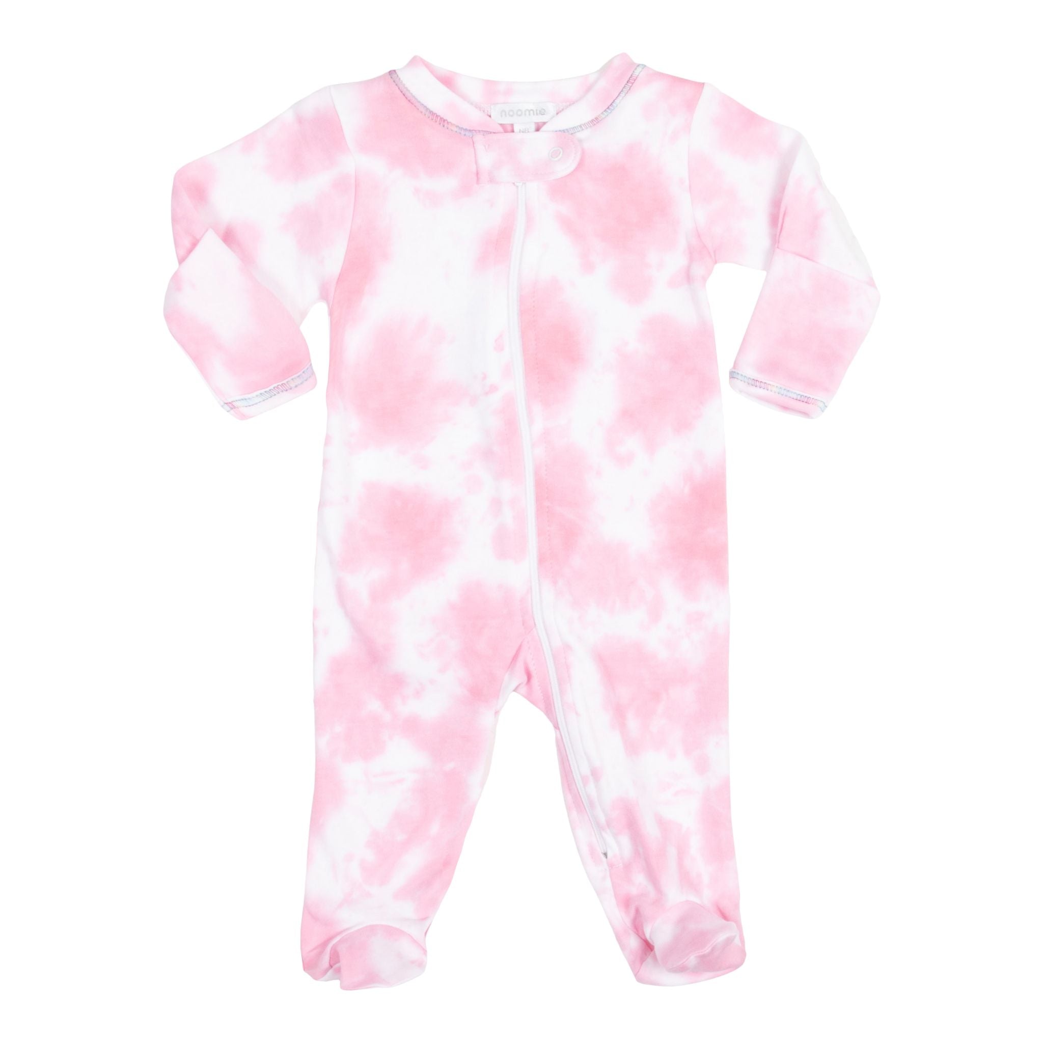 Pink Tie Dye Footie - Denny's