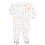Rainbow Heart Footie - Denny's