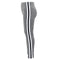 Grey/White/Heather Capri with Black/White Stripe - Denny's