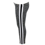 Black & White Athletic Stripe Legging - Denny's