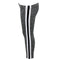Black & White Athletic Stripe Legging - Denny's