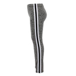 Legging with Silver/Black Stripe - Denny's
