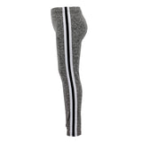 Legging with Silver/Black Stripe - Denny's