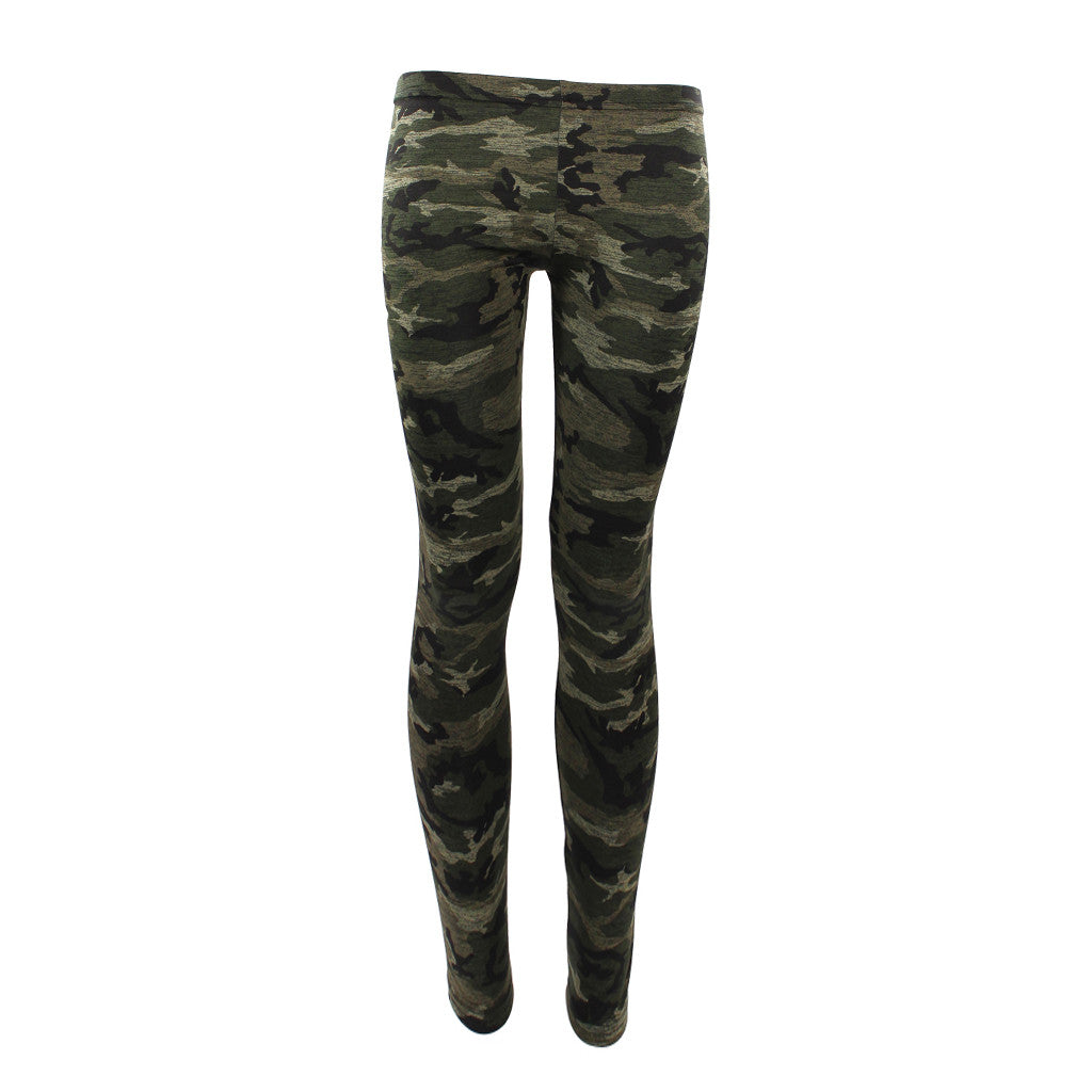 Distressed Camo Legging - Denny's