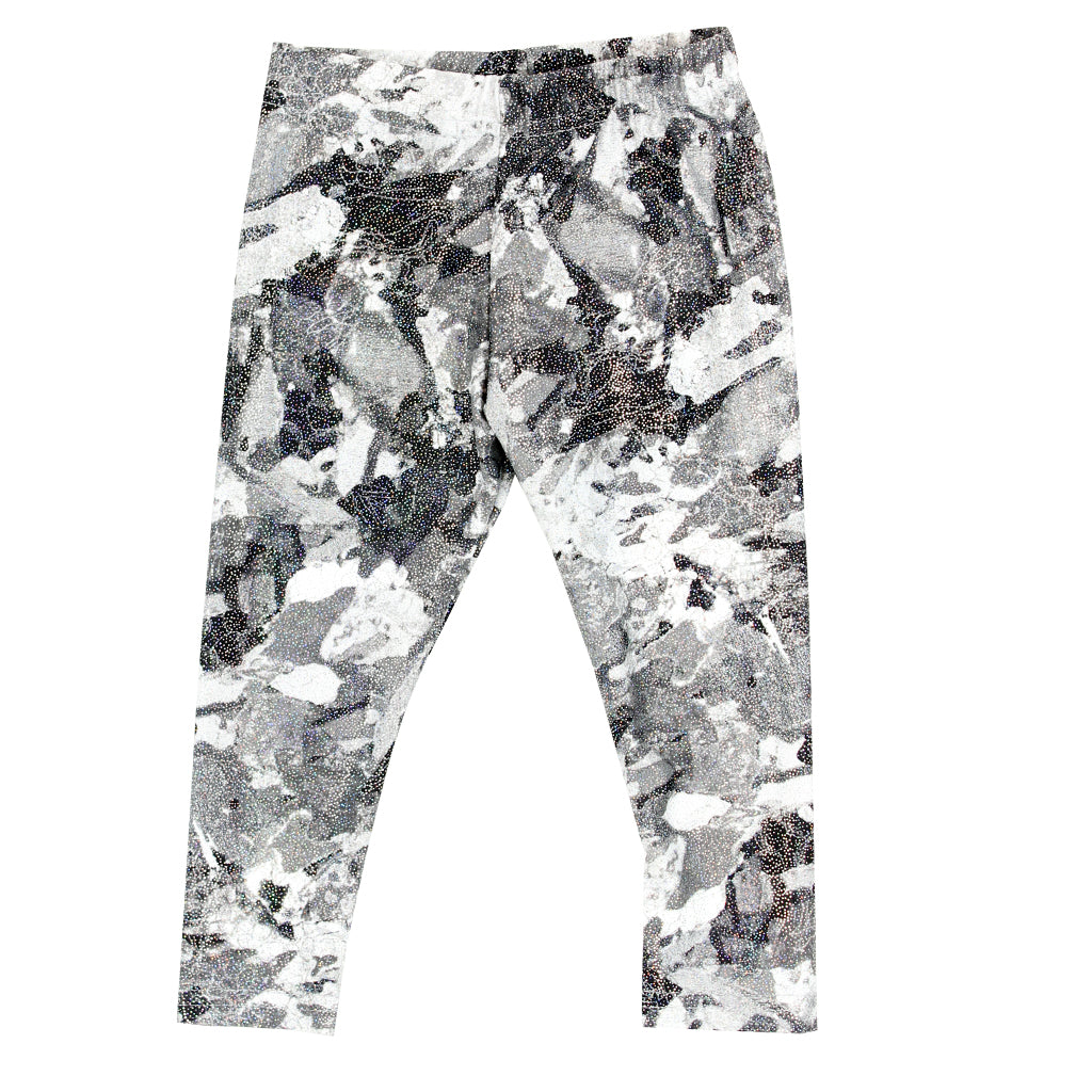 Lame Black Rain Forest Legging - Denny's