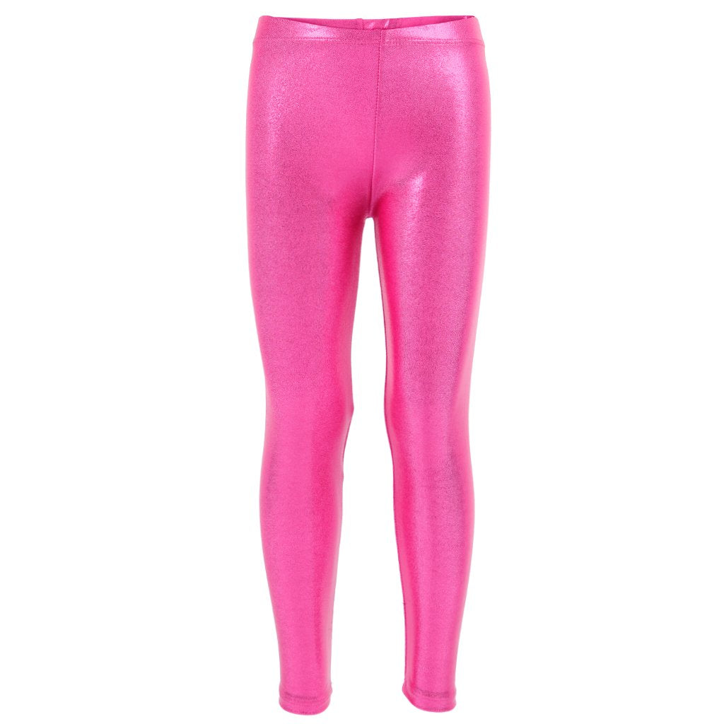 Hot Pink Lame Legging - Denny's