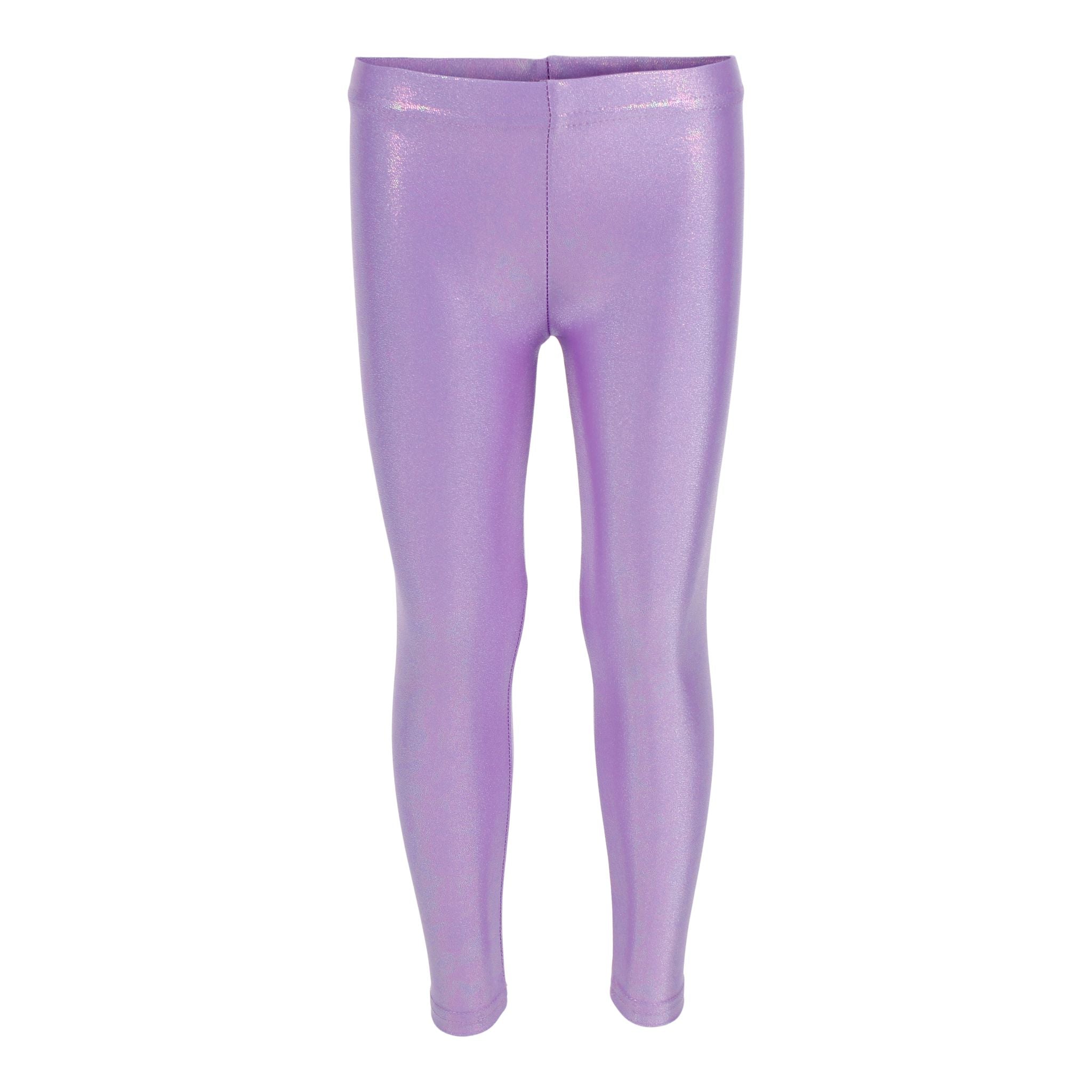 Lavendar Lame Legging - Denny's