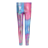 Turquoise, Purple, & Hot Pink Snake Legging - Denny's
