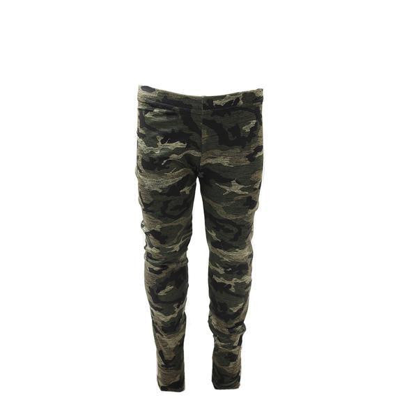 Green Distressed Camo Legging - Denny's