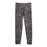 Black & White Snake Jacquard Legging - Denny's