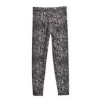 Black & White Snake Jacquard Legging - Denny's
