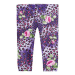 Purple Leopard Rose Legging - Denny's
