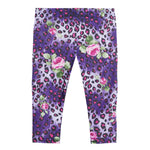 Purple Leopard Rose Legging - Denny's