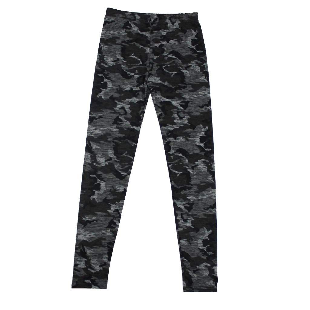 Camo Printed Heathered Legging - Denny's