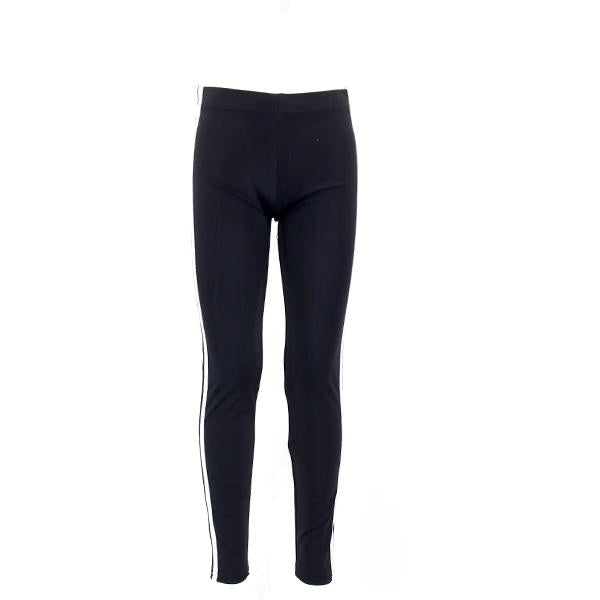 White Black White Stripe Legging - Denny's