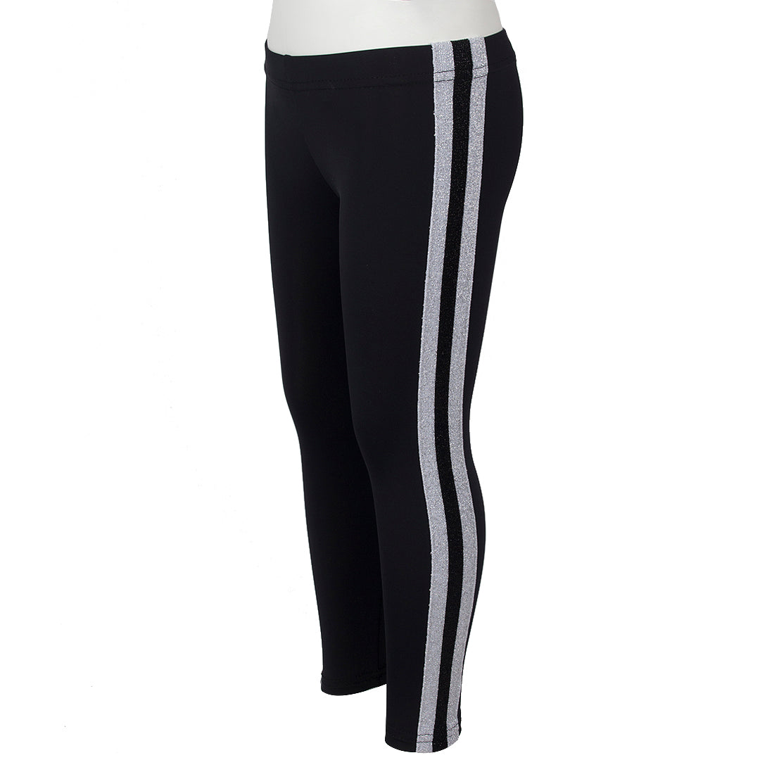 Metallic Silver Black Silver Stripe - Denny's
