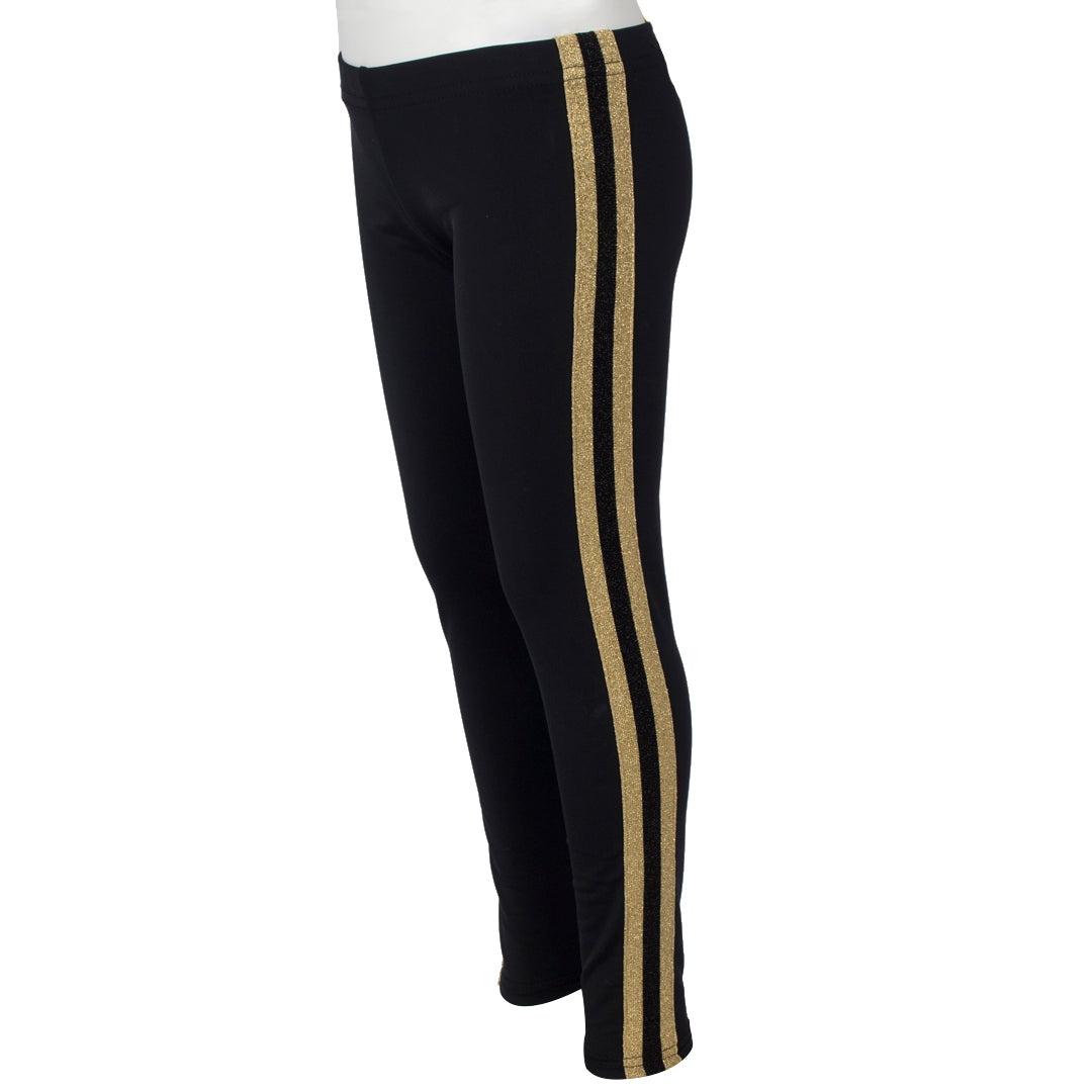 Metallic Gold Black Gold Stripe - Denny's