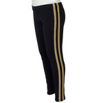 Metallic Gold Black Gold Stripe - Denny's