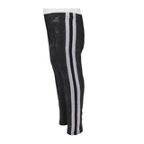 Black Camo Sparkle Legging with Silver Black Silver Stripe - Denny's
