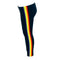 Black Matte Capri with Rainbow Stripe Down Side - Denny's