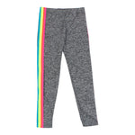 Legging Heather with Neon Multi Stripe On Side - Denny's