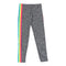 Legging Heather with Neon Multi Stripe On Side - Denny's