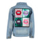 Denim Jacket with Sequin Lips - Denny's