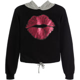 Foil Lip 2 Tone Hoodie - Denny's