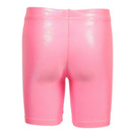 Bubble Gum Lame Bike Short - Denny's