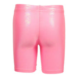 Bubble Gum Lame Bike Short - Denny's