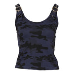 Silver Hardware Camo Tank - Denny's