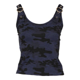 Silver Hardware Camo Tank - Denny's
