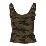Silver Hardware Camo Tank - Denny's