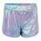 Lavendar & Blue Running Short - Denny's