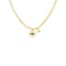 Evil Eye & Heart Charm Stretch Ball Necklace - Denny's
