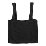 Square Neck Crop Top - Denny's