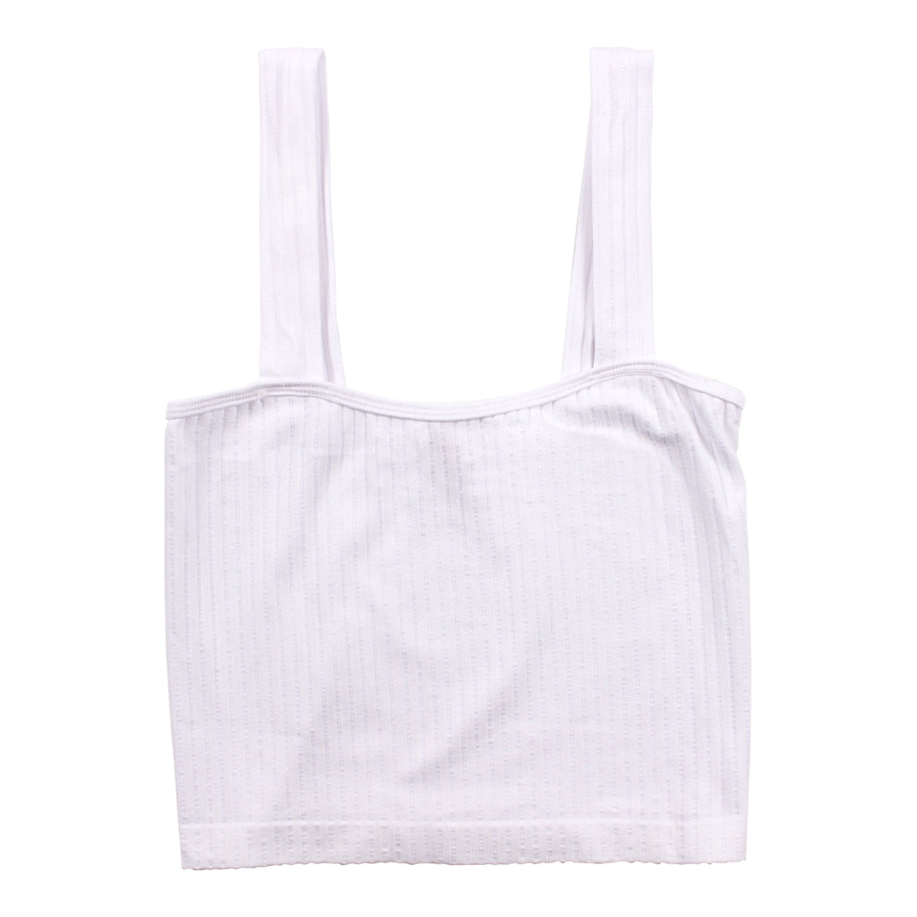 Square Neck Crop Top - Denny's