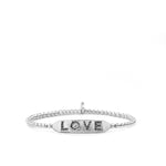 3mm Stretch Ball Love Bar Bracelet - Denny's