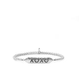 3mm Stretch Ball XOXO Bracelet - Denny's