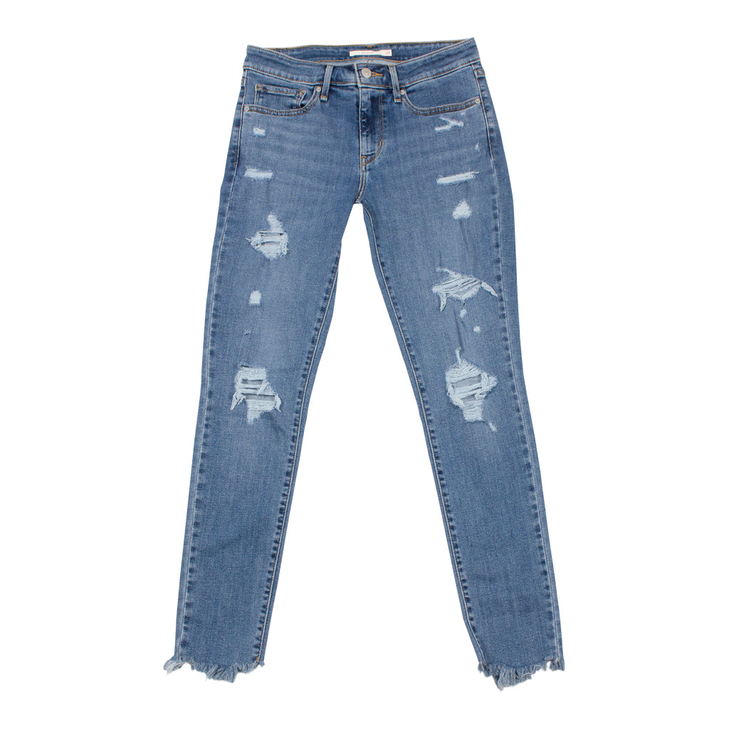711 Try Again Ripped Skinny Jean - Denny's