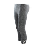 Criss Cross Heathered Capri - Denny's