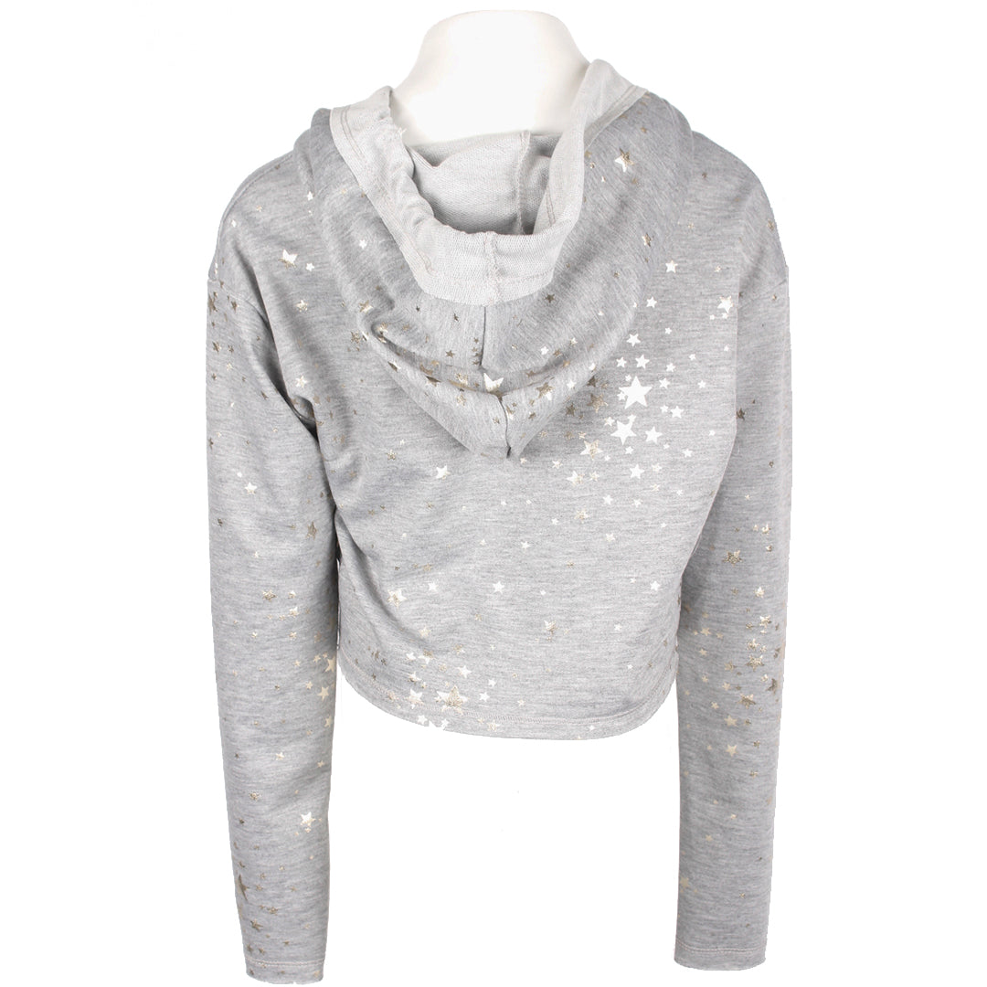 Crop Hoody Foil Star - Denny's