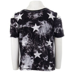 Tye Dye Cold Shoulder with Star Print - Denny's