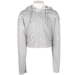 Crop Hoody Foil Star - Denny's