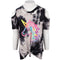 Short Sleeve Cold Shoulder with Slit Unicorn - Denny's