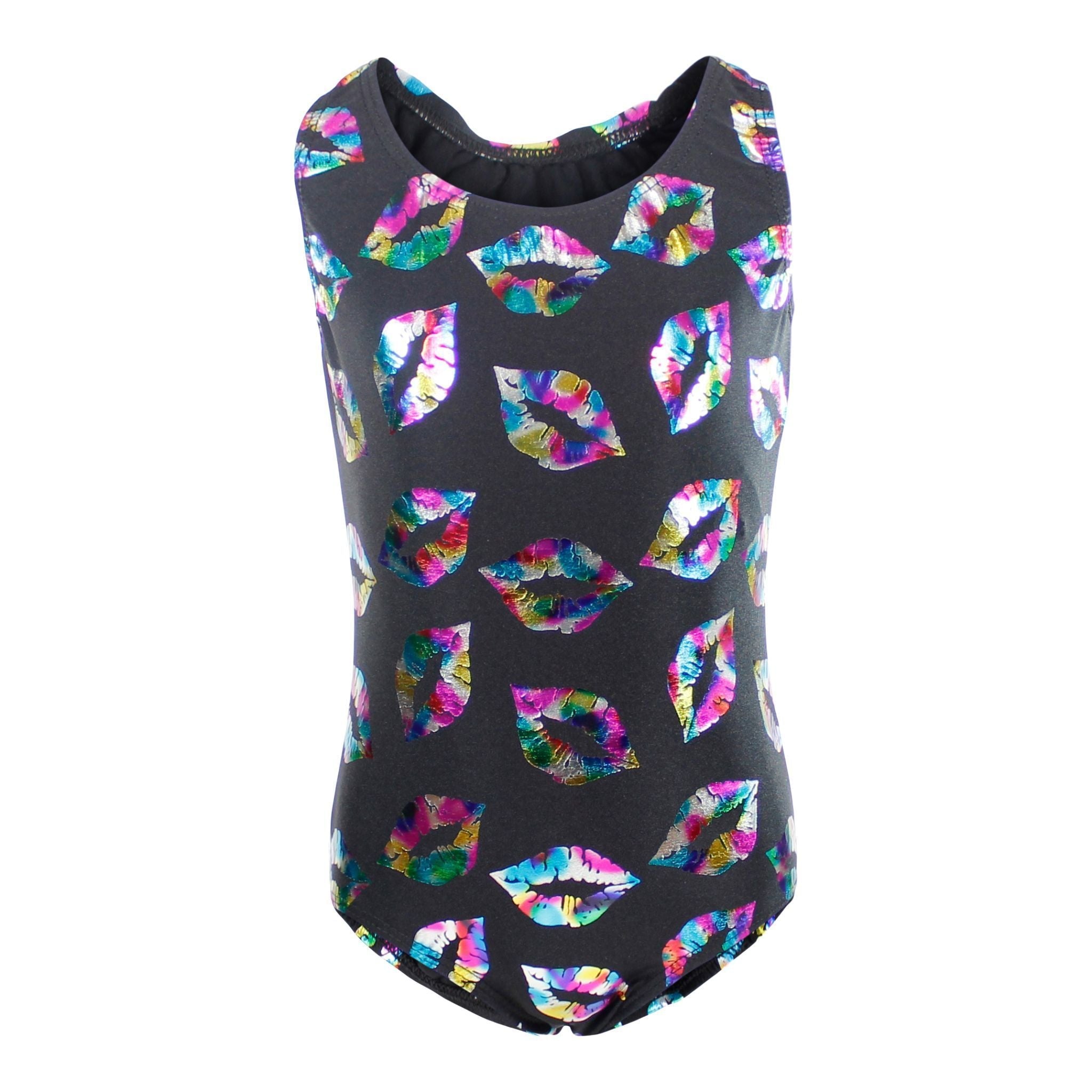 1pc Allover Lips Bathing Suit - Denny's