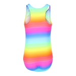 1pc Rainbow Stripe Bathing Suit - Denny's